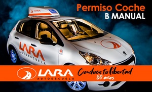 Curso teórico para el carné de conducir B con matrícula y prácticas