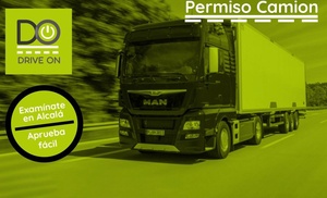 Permiso de camión C, autobús D o tráiler C+E, con 1 o 3 prácticas
