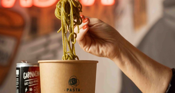 Menú de pasta con plato, bebida, y postre en opción para 2 personas en Pasta Balboa ღღღ