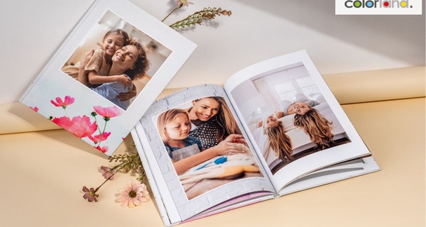 Hasta 5 libros de fotografías clásicos en formato A4 vertical u horizontal con hasta 140 páginas con Colorland