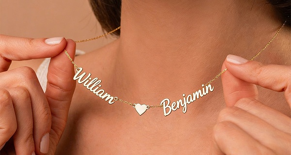 Diseña un accesorio superespecial: 1 o 2 collares personalizables de acero inoxidable con un 80% de descuento