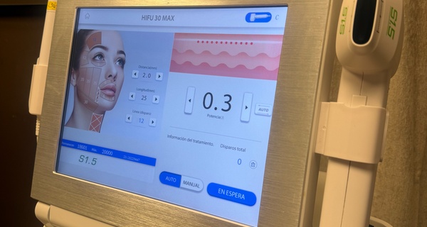 Tratamiento HIFU 30D Max ultralifting y radiofrecuencia facial