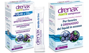  2, 4 o 6 confezioni di bustine o compresse Drenax 