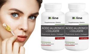  Fino a 720 capsule di Acido Ialuronico e Collagene K-Line 