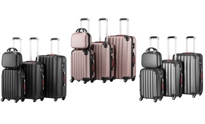 Set di 3 valigie rigide da viaggio e beauty case Provitera