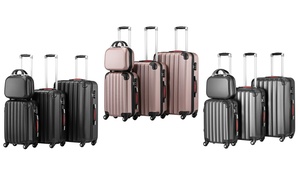  Set di 3 valigie rigide da viaggio e beauty case Provitera 