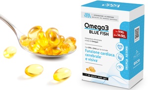 180, 360 o 720 capsule di Omega 3 Sanavita Blue Fish