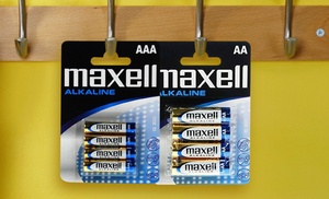 Fino a 192 batterie alcaline Maxell con tecnologia a lunga durata