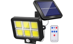 1 o 3 Lampioni 120 LED con Pannello Solare