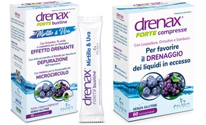 2, 4 o 6 confezioni di bustine o compresse Drenax