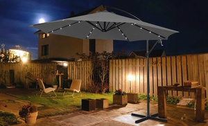 Ombrellone da giardino Bakaji e base ombrellone Ombrellone da giardino Bakaji e base ombrellone