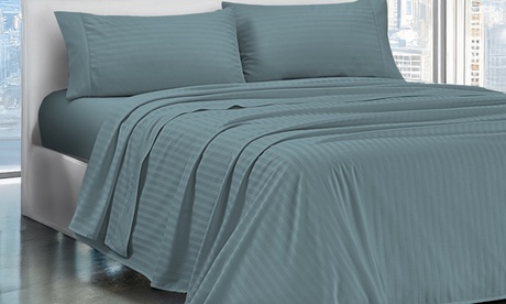 Completo lenzuola matrimoniale in raso cotone Completo lenzuola matrimoniale in raso cotone