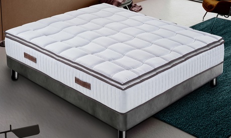 Materasso con topper in memory foam ortopedico e sfoderabile Materasso con topper in memory foam ortopedico e sfoderabile