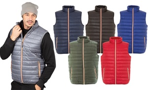 Gilet imbottito effetto piuma