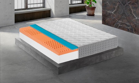 Materasso Mentor H25 cm memory gel a 13 zone ortopedico Materasso Mentor H25 cm memory gel a 13 zone ortopedico