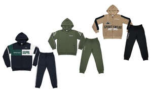 Tuta Kappa ragazzo in cotone felpato Tuta Kappa ragazzo in cotone felpato