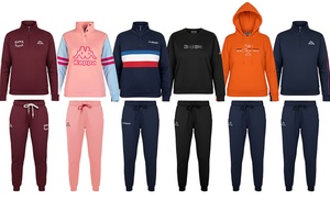 Tuta pigiama homewear da donna Kappa in cotone felpato Tuta pigiama homewear da donna Kappa in cotone felpato