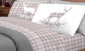 Completi Lenzuola Flanella Fantasie Invernali, Natalizie Completi Lenzuola Flanella Fantasie Invernali, Natalizie