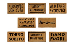 Zerbino in cocco, con retro antiscivolo Zerbino in cocco, con retro antiscivolo