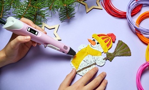 Penna 3D con schermo LED e filamento PLA