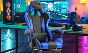 Sedia ufficio Gaming Azrace con poggiapiedi Sedia ufficio Gaming Azrace con poggiapiedi