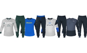 Pigiama lungo in cotone da uomo Kappa