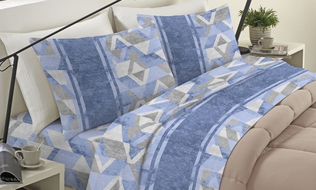 Completo lenzuola 100% flanella di cotone Made in Italy Completo lenzuola 100% flanella di cotone Made in Italy