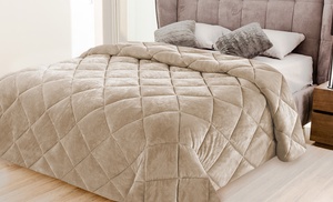 Trapunta matrimoniale in velluto Made in Italy Trapunta matrimoniale in velluto Made in Italy