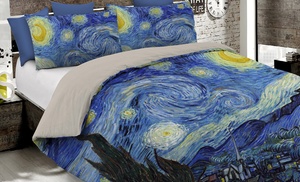 Parure copripiumino matrimoniale Arte no stiro Made in Italy Parure copripiumino matrimoniale Arte no stiro Made in Italy