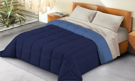 Trapunta invernale 380 gr/mq in ecopiuma doubleface Made in Italy