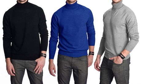2 maglie dolcevita in cashmere e lana da uomo 2 maglie dolcevita in cashmere e lana da uomo