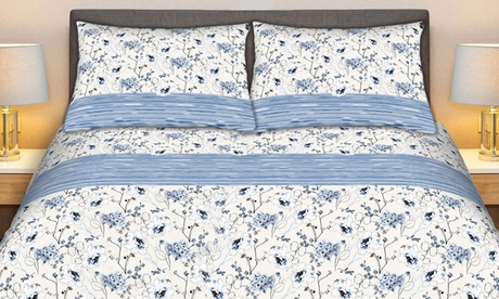 Completo Lenzuola Matrimoniale, 100% Cotone Effetto Seta Completo Lenzuola Matrimoniale, 100% Cotone Effetto Seta