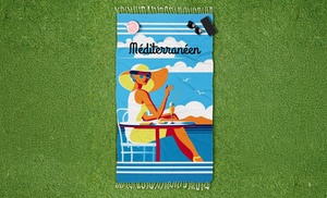 Telo mare con frange