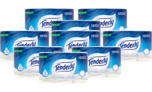 108 rotoli di carta igienica Tenderly Carezze di Latte
