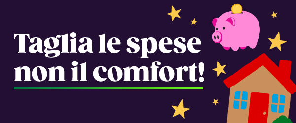Taglia le spese non il comfort