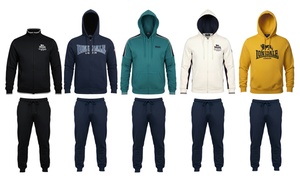 Tuta uomo Lonsdale in cotone felpato