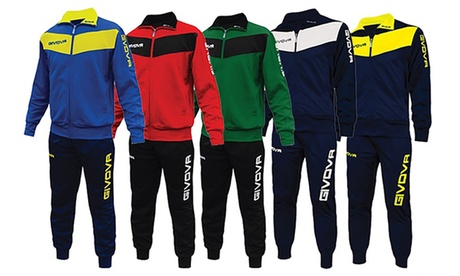 Tuta unisex Visa Givova con full zip Tuta unisex Visa Givova con full zip