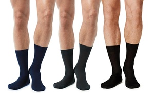 6, 12 o 24 paia di calze da uomo in filo di Scozia