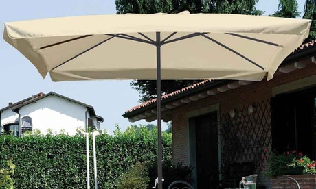 Ombrellone da giardino con palo centrale Bakaji