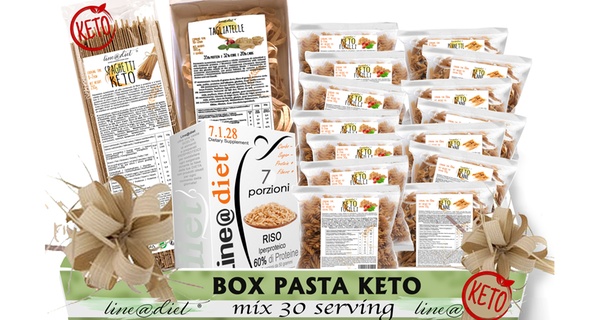 Pasta e riso proteico Line@, disponibili in varie tipologie