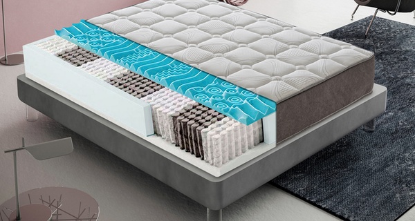 Materasso Hybrido con gel 13 zone disponibile in varie dimensioni e con spedizione gratuita