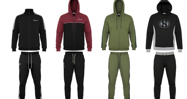 Superga Tuta da uomo in cotone felpato, disponibile in diversi modelli e colori e dalla M alla XXL