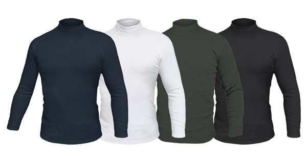 Pack di 4 maglie lupetto uomo Liabel, disponibili in vari colori e 5 taglie