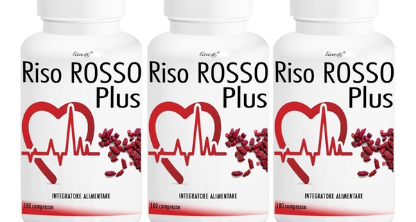 Riso Rosso Plus Line@ - Fino a 540 compresse di integratore alimentare
