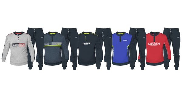 Pigiama da uomo Legea in cotone, disponibile dalla M alla XXL e vari colori