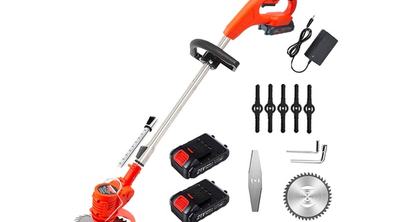 Decespugliatore a batterie senza fili con 3 tipi di lame