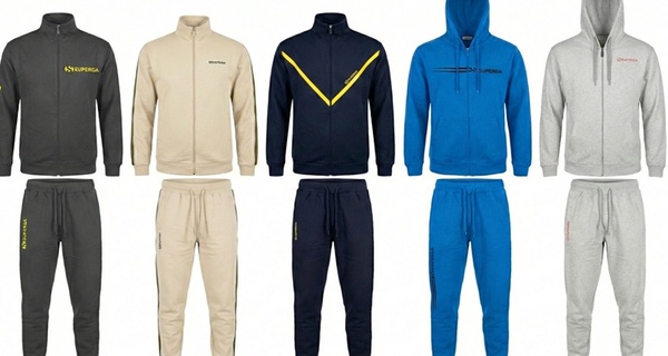 Tuta da uomo Superga in cotone leggero, disponibile in vari modelli e colori