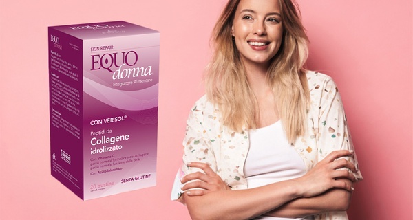 1, 3 o 6 confezioni di Equodonna Collagene Skin Repair  a base di Verisol®