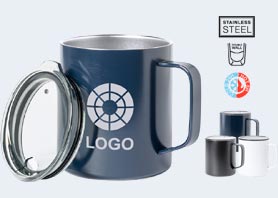 Taza térmica de acero inox. personalizada