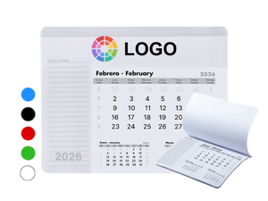 Alfombrilla de ratón calendario mensual 2026 personalizada